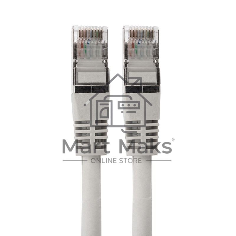 Rexant Пaтч-корд F/UTP, категория 6, RJ45-RJ45, экранированный, PVC серый, 2м
