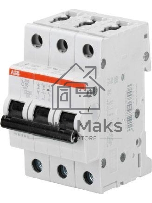 Выключатель автоматический модульный 3п C 40А 6кА S203 ABB