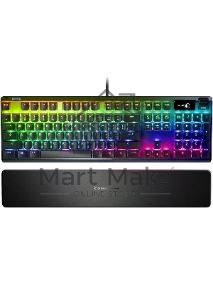 Клавиатура SteelSeries Apex Pro проводная, USB Type-A, чёрный