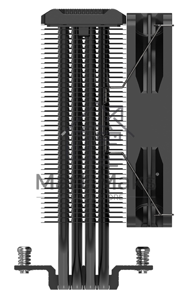 Кулер PCCooler Paladin EX400S черный 120мм алюминий+медь 1800rpm 28.6db 4-pin 180W 157мм