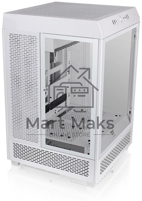 Компьютерный корпус Thermaltake The Tower 500 Snow CA-1X1-00M6WN-00 White,Win,SPCC,Tempered Glass*3,120mm Standard Fan*2