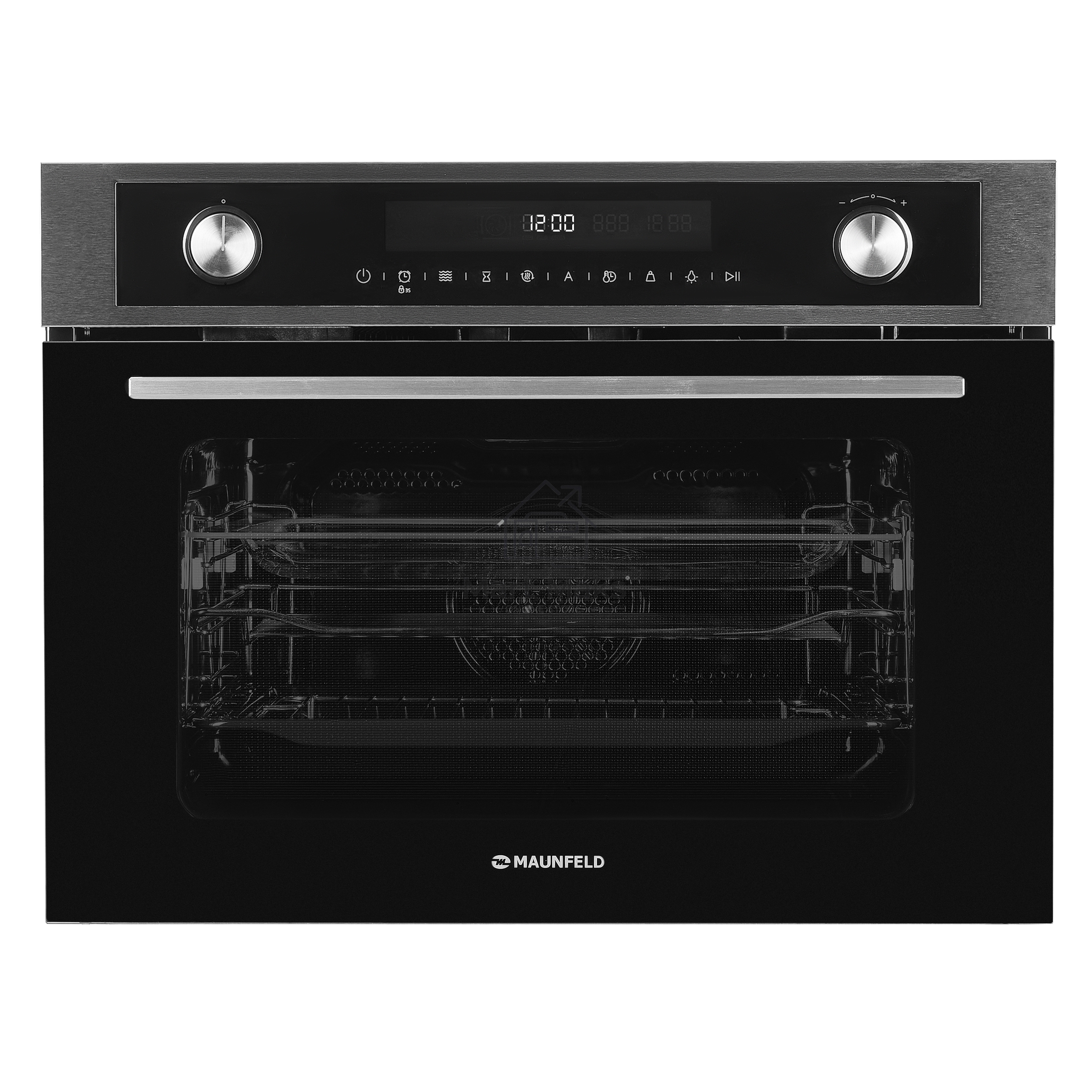 Компактный духовой шкаф с функцией СВЧ Maunfeld MCMO5015MFS