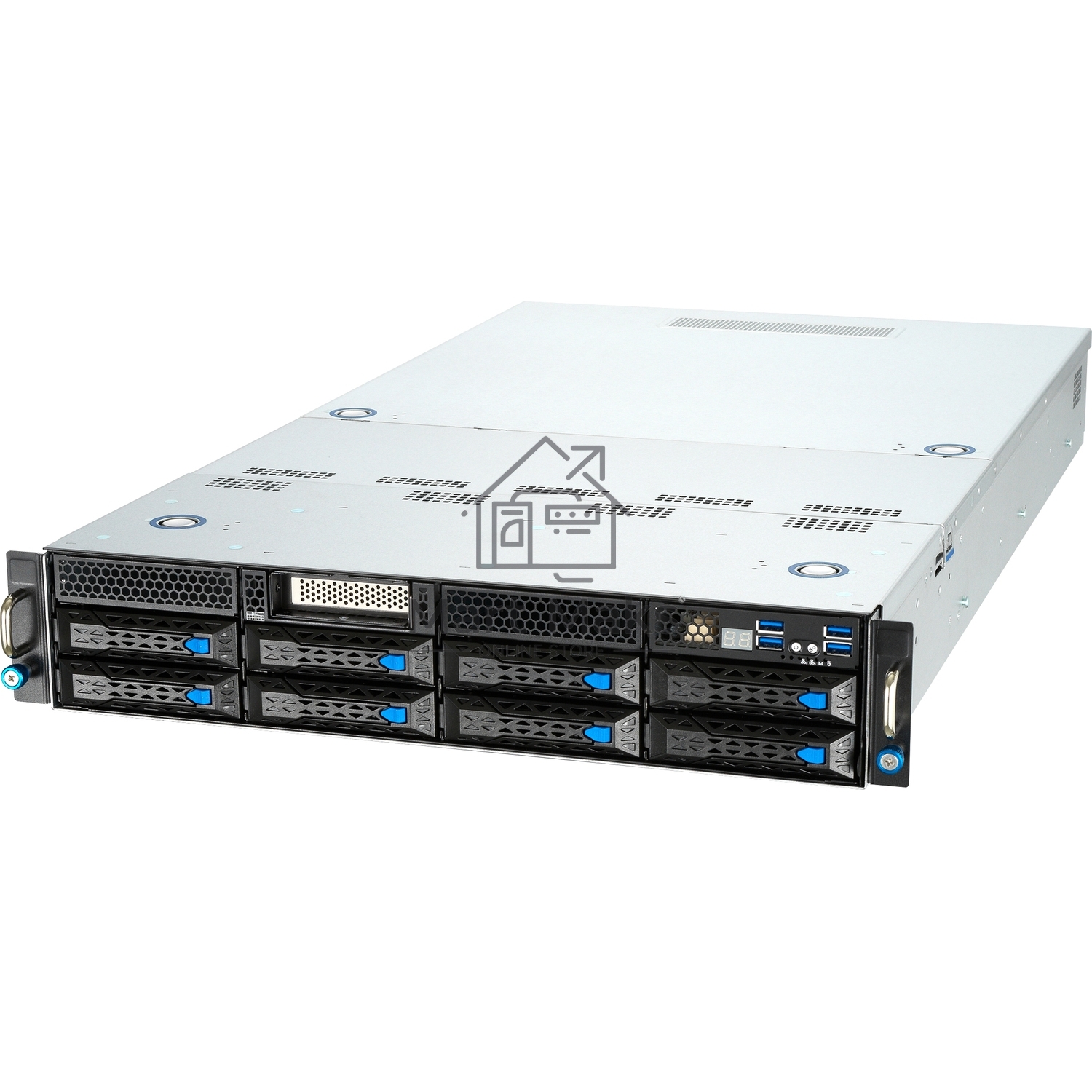 Серверная платформа Asus ESC4000-E10 up to 205W, 2x SFF8643 on the backplane, 2x 1600W PSU, (274285)
