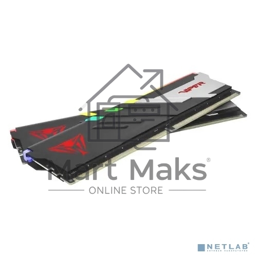 Оперативная память Patriot Viper Venom, DDR5, 32GB (2x16GB), 6600MHz, CL34, DIMM, с радиаторами, RGB, черный