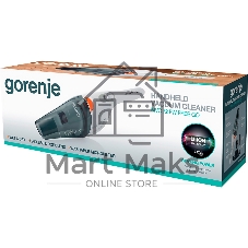 Пылесос ручной Gorenje MVC72FW белый, 12/55 Вт, уборка влажная/сухая, пылесборник контейнер 0.4 л
