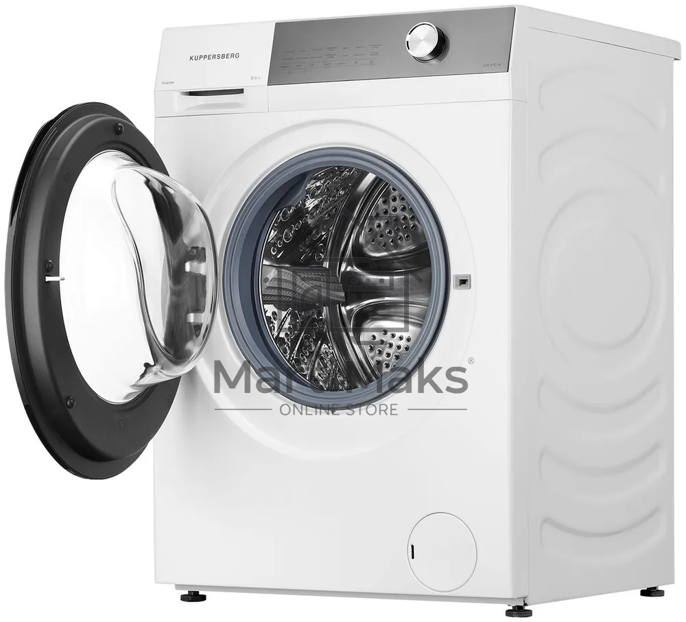 Стиральная машина Kuppersberg WM 610 W белая, загрузка фронтальная 10.5кг, 1400 об/мин., класс: A+++