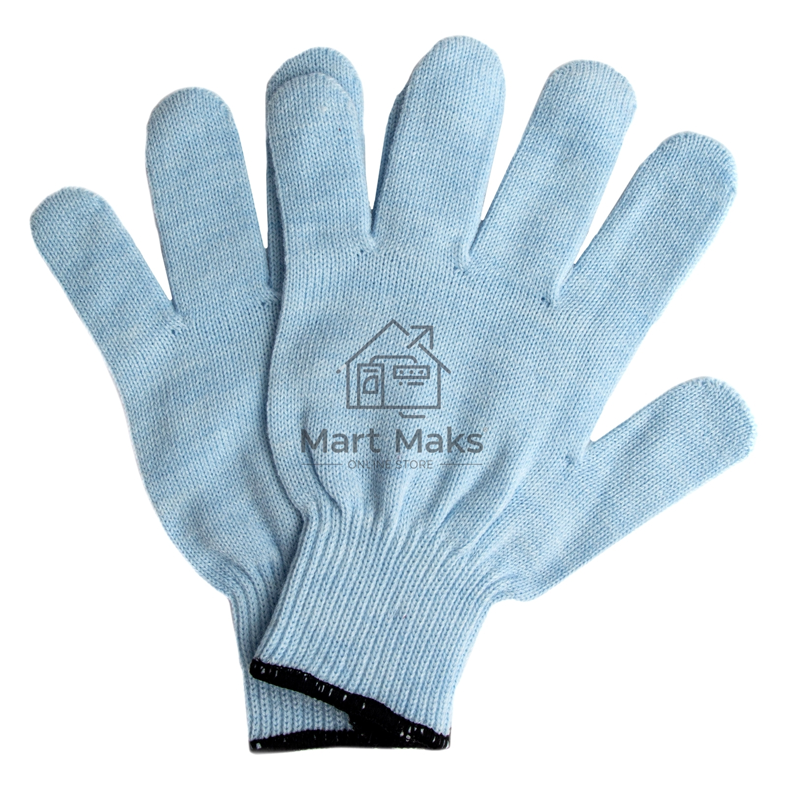 Перчатки трикотажные, акрил, зенит, оверлок,  Сибртех