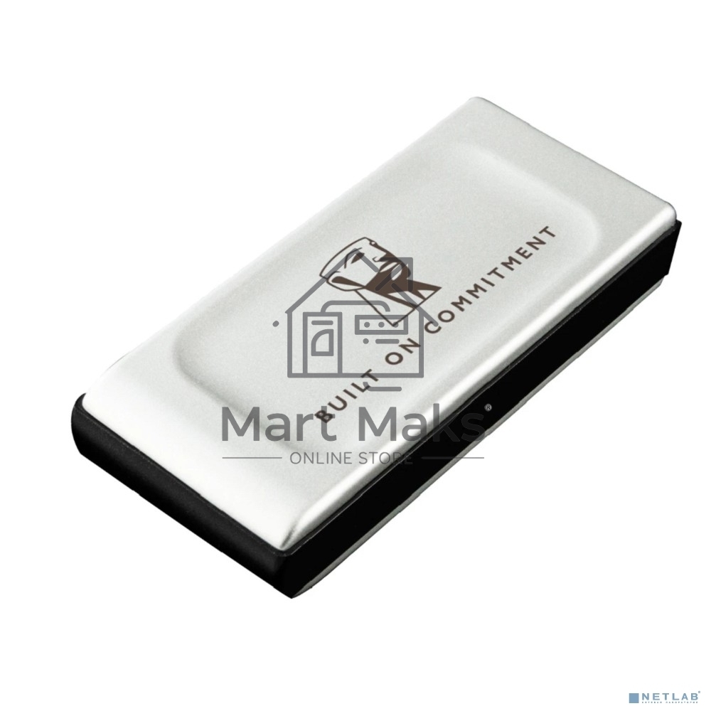 Внешний SSD Kingston XS2000, 1TB, USB 3.2 Gen 2x2 Type-C, R/W 2000/2000, серебристый