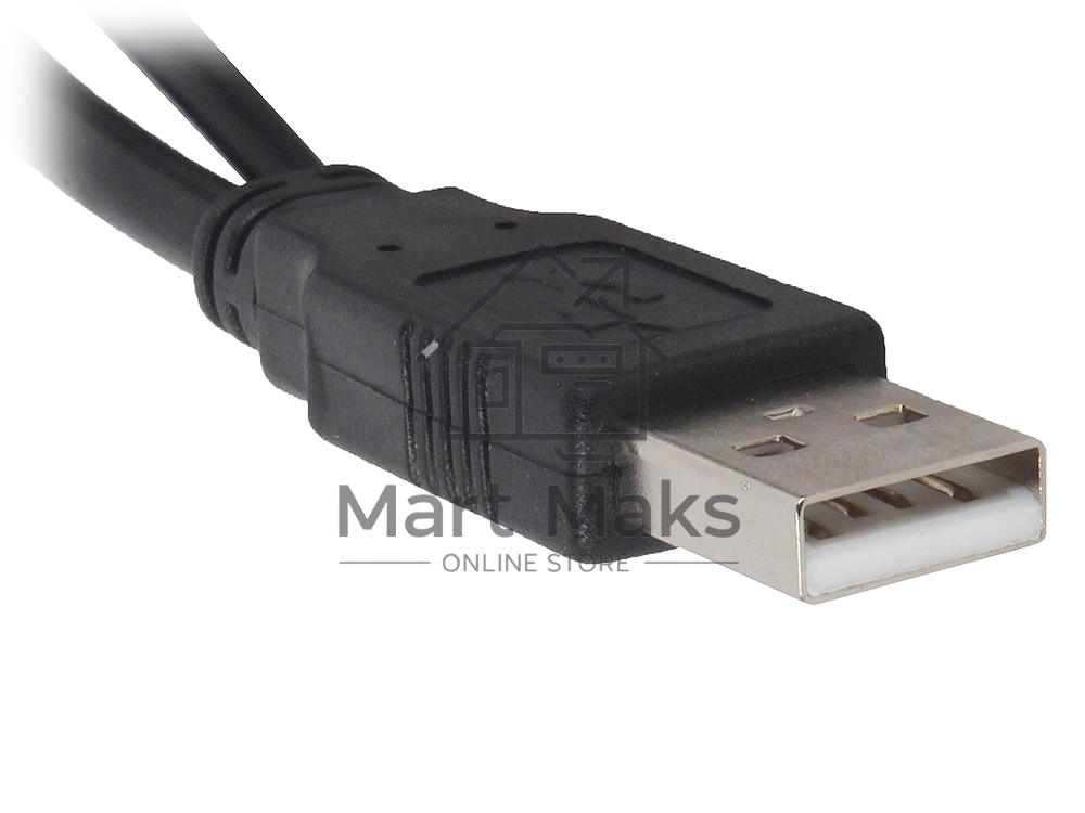 Кабель Gembird/Cablexpert CCP-USB22-AM5P-3 USB 2.0 Pro Кабель, 2xAM/miniBM 5P, 0.9м, экран, черный