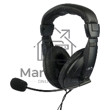 Гарнитура Oklick HS-M137V чёрный, проводная, 3.5 мм