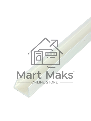 Прозрачный П-образный короб Neon-night , 1м, пластик (цена за 1 шт.)