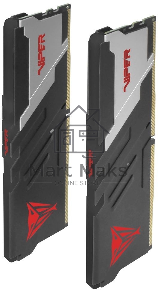 Оперативная память Patriot Viper Venom, DDR5, 32GB (2x16GB), 7000MHz, CL32, DIMM, с радиатором, черный