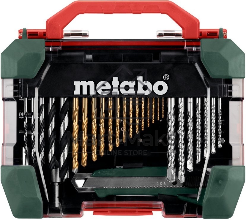 Набор принадлежностей Metabo 626707000 55 предметов (жесткий кейс)