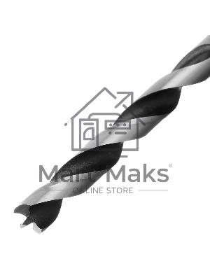 Набор сверл Matrix по дереву, 4-5-6-8-10 мм 5шт цилиндр, хвостовик, пластиковый