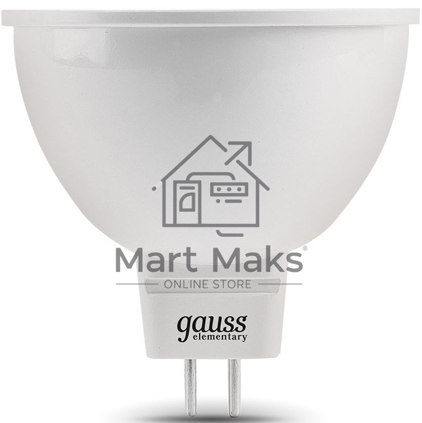 Лампа светодиодная LED 7Вт GU5.3 220В 4100К Elementary MR16 13527 Gauss