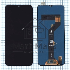 Дисплей для Tecno Spark 7 черный