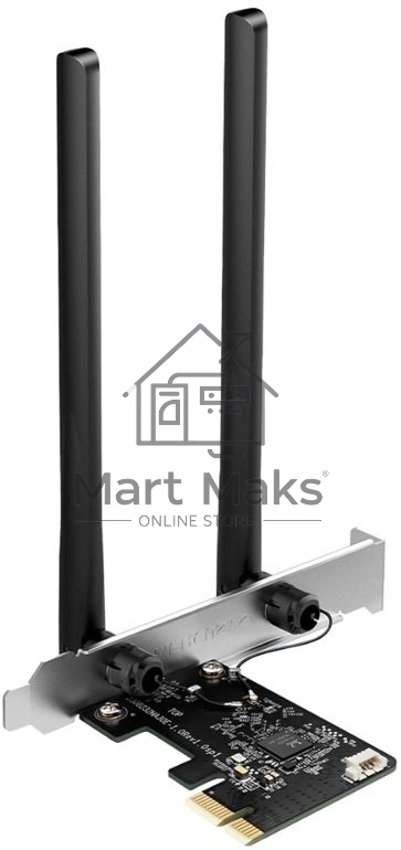 Wi-Fi  Bluetooth PCI Адаптер Mercusys AC1200 Dual-Band Wi-Fi Bluetooth  PCI Express Adapter