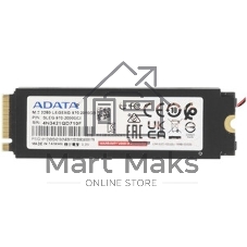 Накопитель SSD ADATA LEGEND 970, 2Tb, PCIe 5.0 x4, M.2 2280, NVMe, R/W 10000/10000, с радиатором