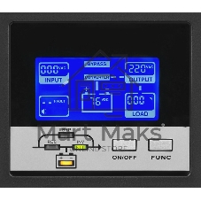 Источник бесперебойного питания HIDEN EXPERT UDC9201H-RT / 1000 ВА / 900 Вт / 6 x IEC 320 C13