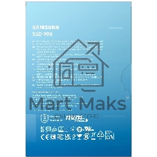 Твердотельный диск 1TB Samsung 990, M.2, PCI-E 4.0 x4, V-NAND TLC [R/W - 7150/6450 MB/s]