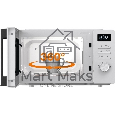Микроволновая печь Gorenje MO20A3WH белый, 20 л, 800 Вт, переключатели - кнопки, поворотный механизм