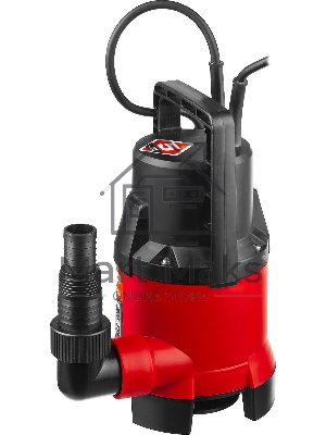 Насос ЗУБР НПГ-М1-400 мастер м1 погружной дренажный для грязной воды d частиц до 35мм 400Вт 125л/м