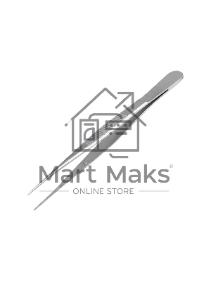 Пинцет прямой, узкий, фиксатор, рифленый 100 мм ПРОФИ Пинцет прямой, узкий, фиксатор, рифленый 100 мм ПРОФИ