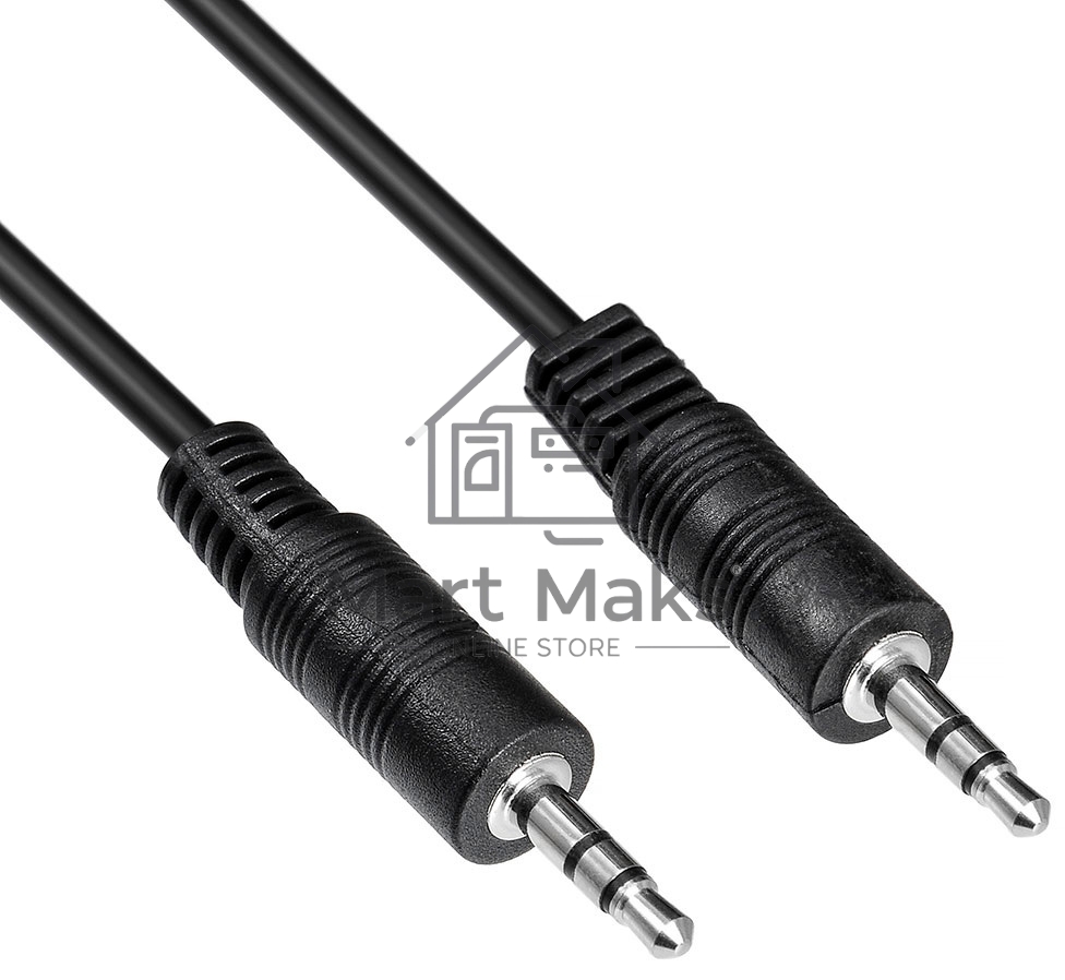 Кабель соединительный аудио-видео Buro BAAC002-2 Jack 3.5 (m)/Jack 3.5 (m) 2м. черный