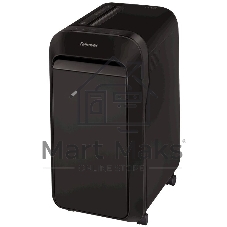 Шредер Fellowes PowerShred LX220 черный (секр.P-4)/перекрестный/20лист./30лтр./скрепки/скобы/пл.карты