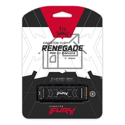 Накопитель SSD Kingston Fury Renegade, 1Tb, PCIe 4.0 x4, M.2 2280, NVMe, R/W 7300/6000, с радиатором