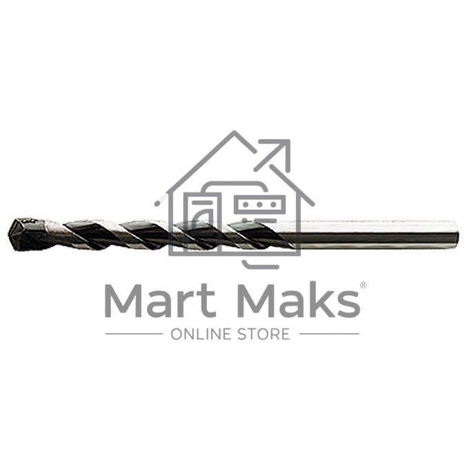 Сверло по бетону Matrix 6 х 100 мм, цилиндрический хвостовик