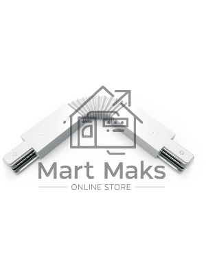 Коннектор для трековых шинопроводов Gauss гибкий (I) белый