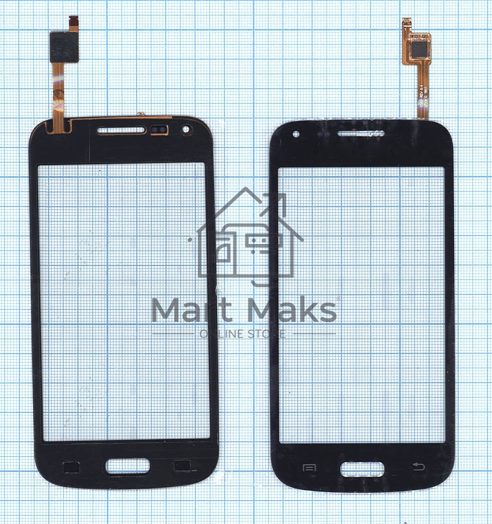 Сенсорное стекло (тачскрин) для Samsung Galaxy Core Plus SM-G350, черное