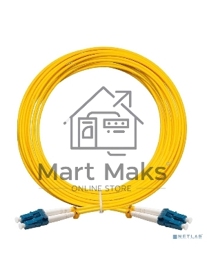 Патч-корд волоконно-оптический ExeGate FC-D-9-LC-LC-10M-LSZH (Шнур ВО SM 9/125 (OS2/G.652.D), LC/UPC-LC/UPC, Duplex, LSZH, 10м)