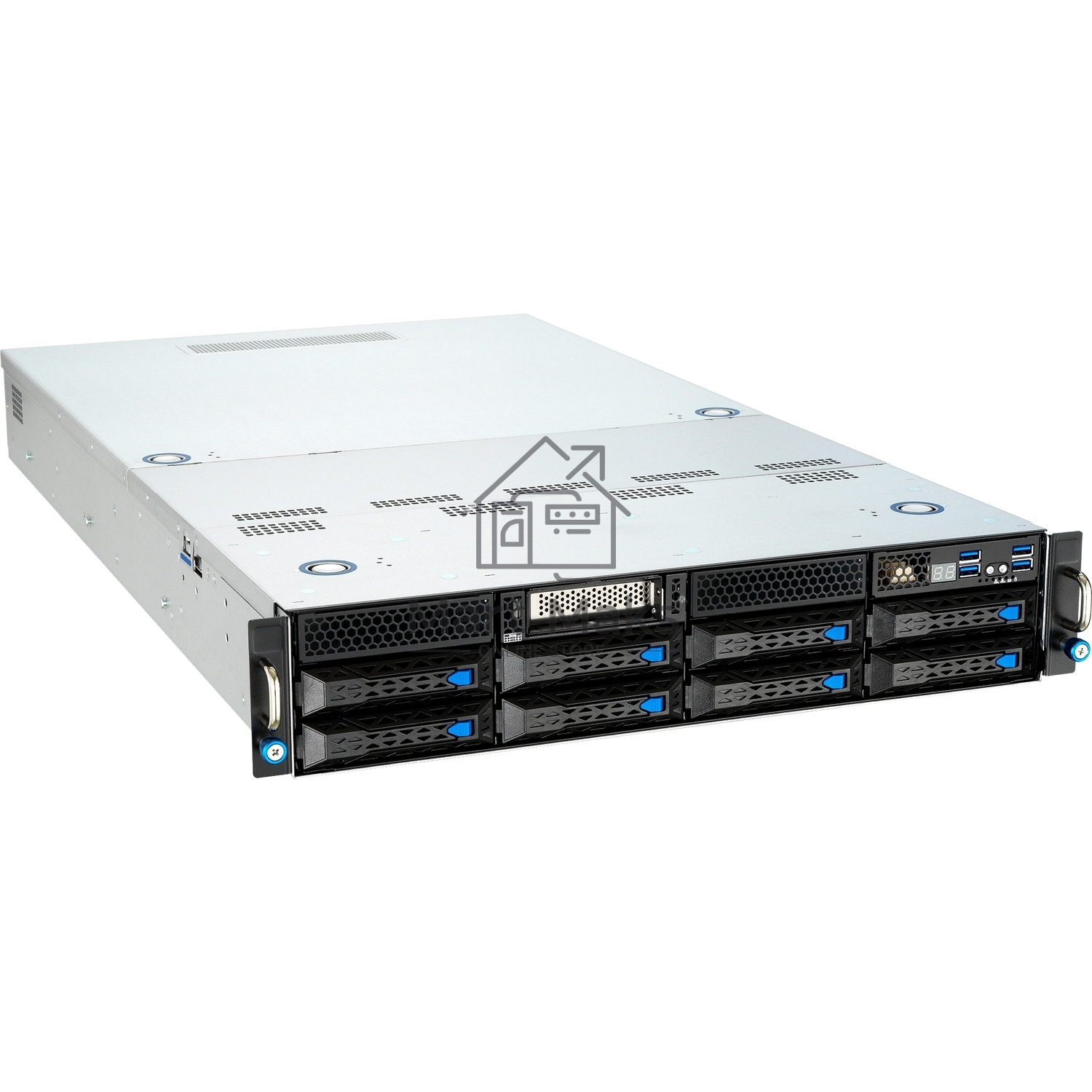 Серверная платформа Asus ESC4000-E10 up to 205W, 2x SFF8643 on the backplane, 2x 1600W PSU, (274285)