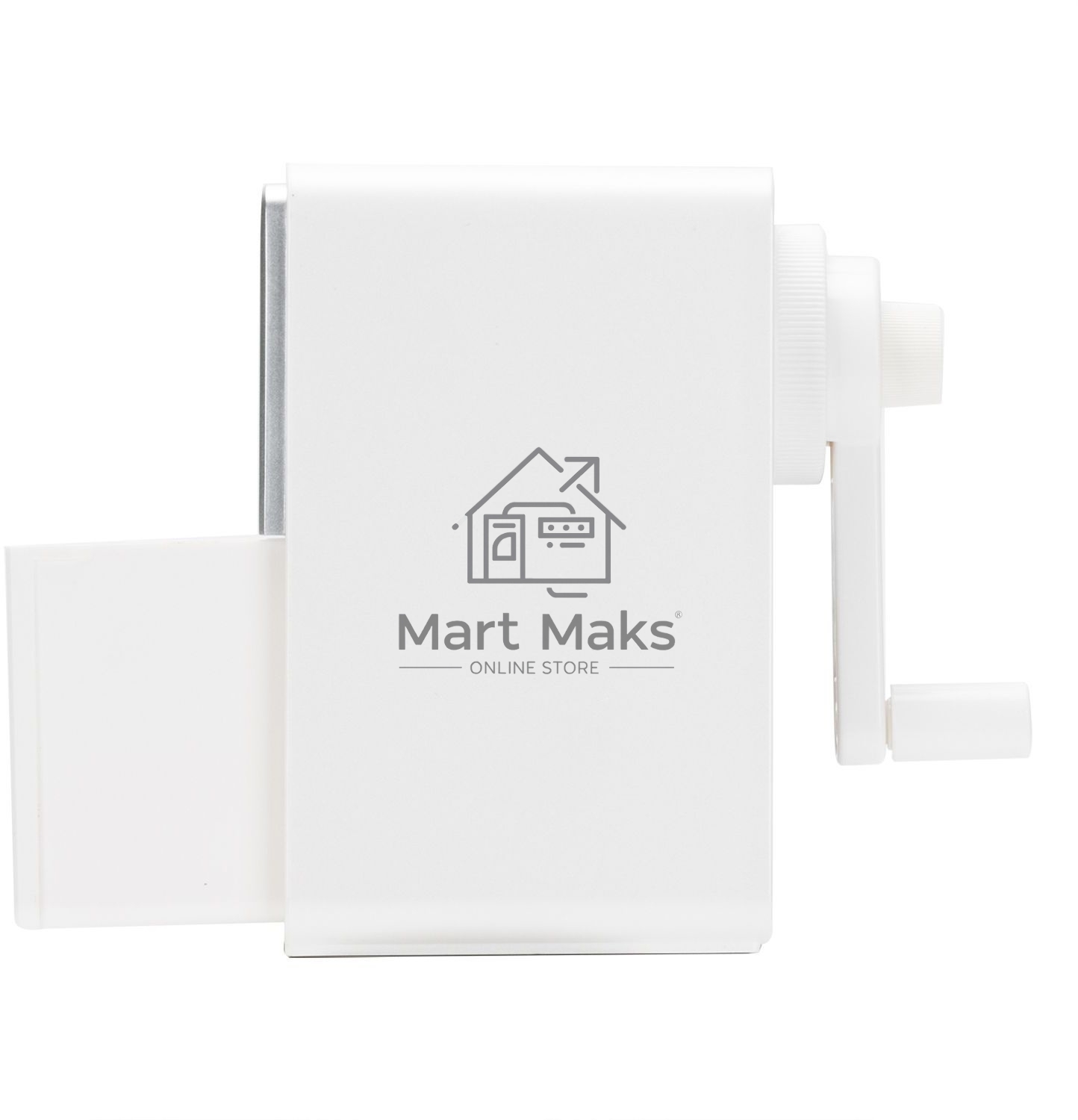 Точилка для карандашей механическая Deli 71160White, 1 отверстие, пластик, белый