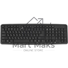 Клавиатура проводная Defender HB-420, USB, черный