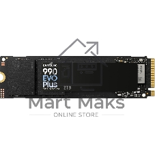 Накопитель SSD Samsung 990 EVO Plus, 2Tb, M.2 2280, PCIe 4.0 x4, NVMe, R/W 7250/6300