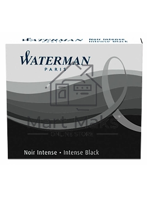 Картридж Waterman International 52011 (S0110940) черный чернила, для ручек перьевых (6шт)