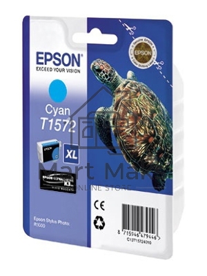 Картридж струйный Epson C13T15724010 голубой (850 стр.) для Epson St Ph R3000