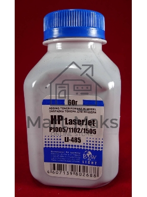 Тонер HP LJ P1005/06/1102/1120/1505/22/66/1606/LBP-3010/3250 (фл.60г.) B&W Light фас России