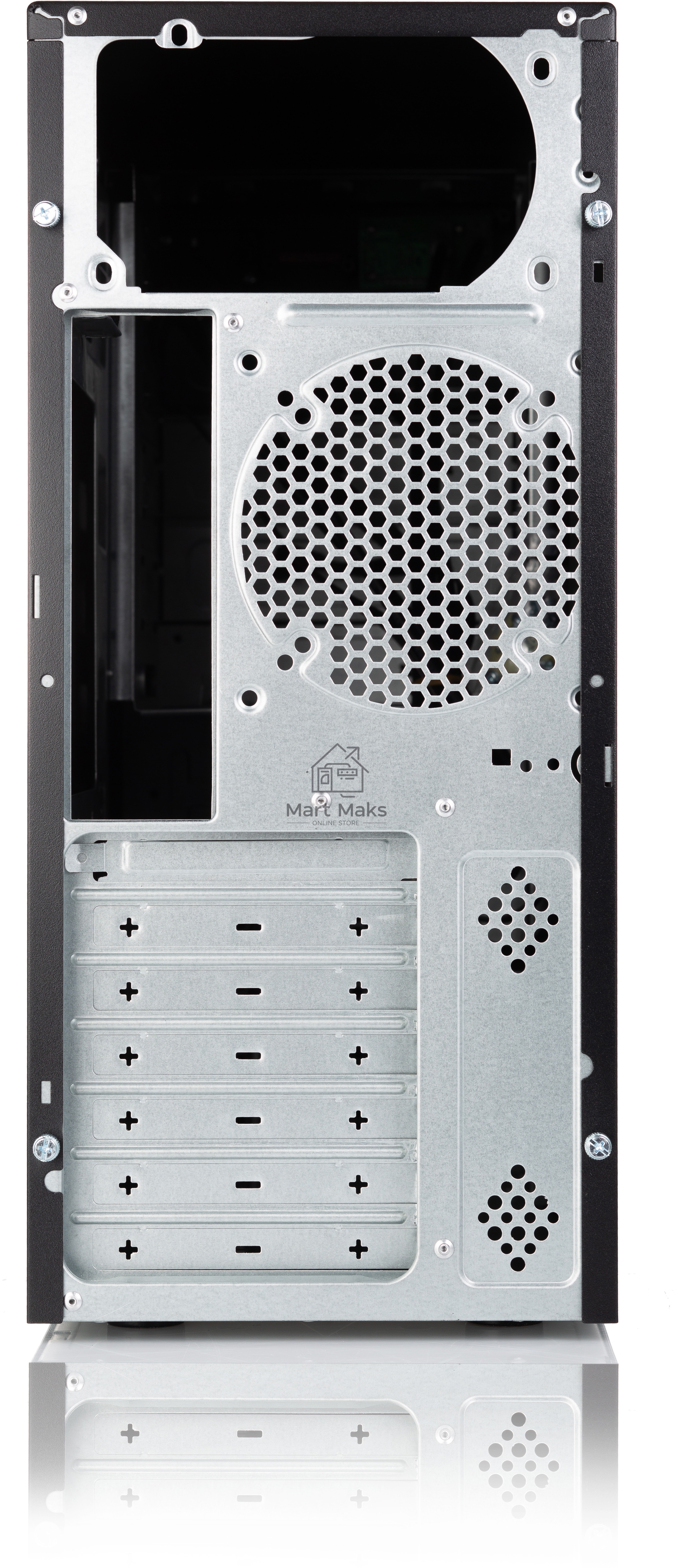 Компьютерный корпус Case Foxline FL-886 ATX case, black, w/o PSU, w/2xUSB3.0, w/o pwrcord, w/o FAN