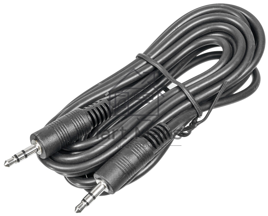 Кабель соединительный аудио-видео Buro BAAC002-2 Jack 3.5 (m)/Jack 3.5 (m) 2м. черный