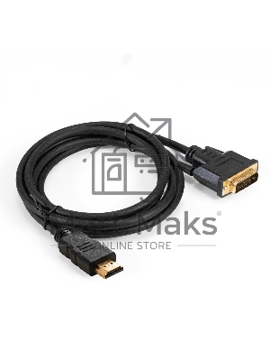 Кабель HDMI-DVI-D ExeGate EX-CC-HDMIM-DVI2M-2.0 (19M/(24+1)M, dual link, 2м, позолоченные контакты)