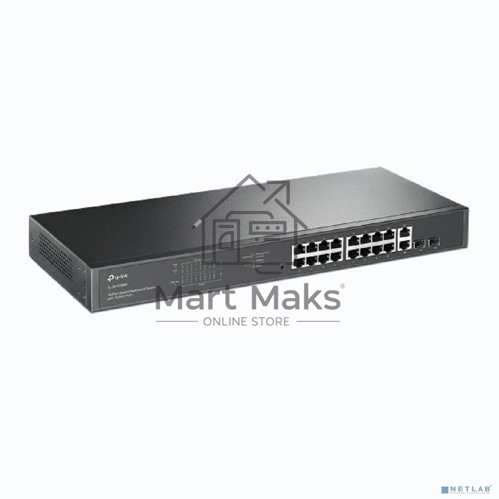 Коммутатор TP-Link TL-SG1218MP 18-портовый гигабитный коммутатор с 16 портами PoE+ SMB