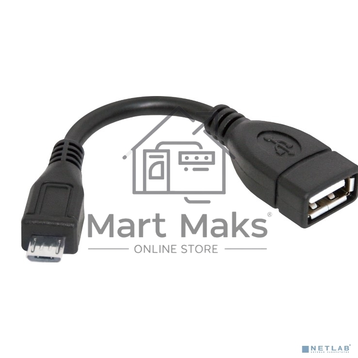 Кабель-переходник Defender microUSB (M) - USB (F) /для подкл. устр. USB Flash, HDD, мыши, и и т.д./ поддерж. режим OTG.