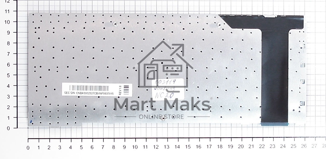 Клавиатура для ноутбука Samsung NC20, черная