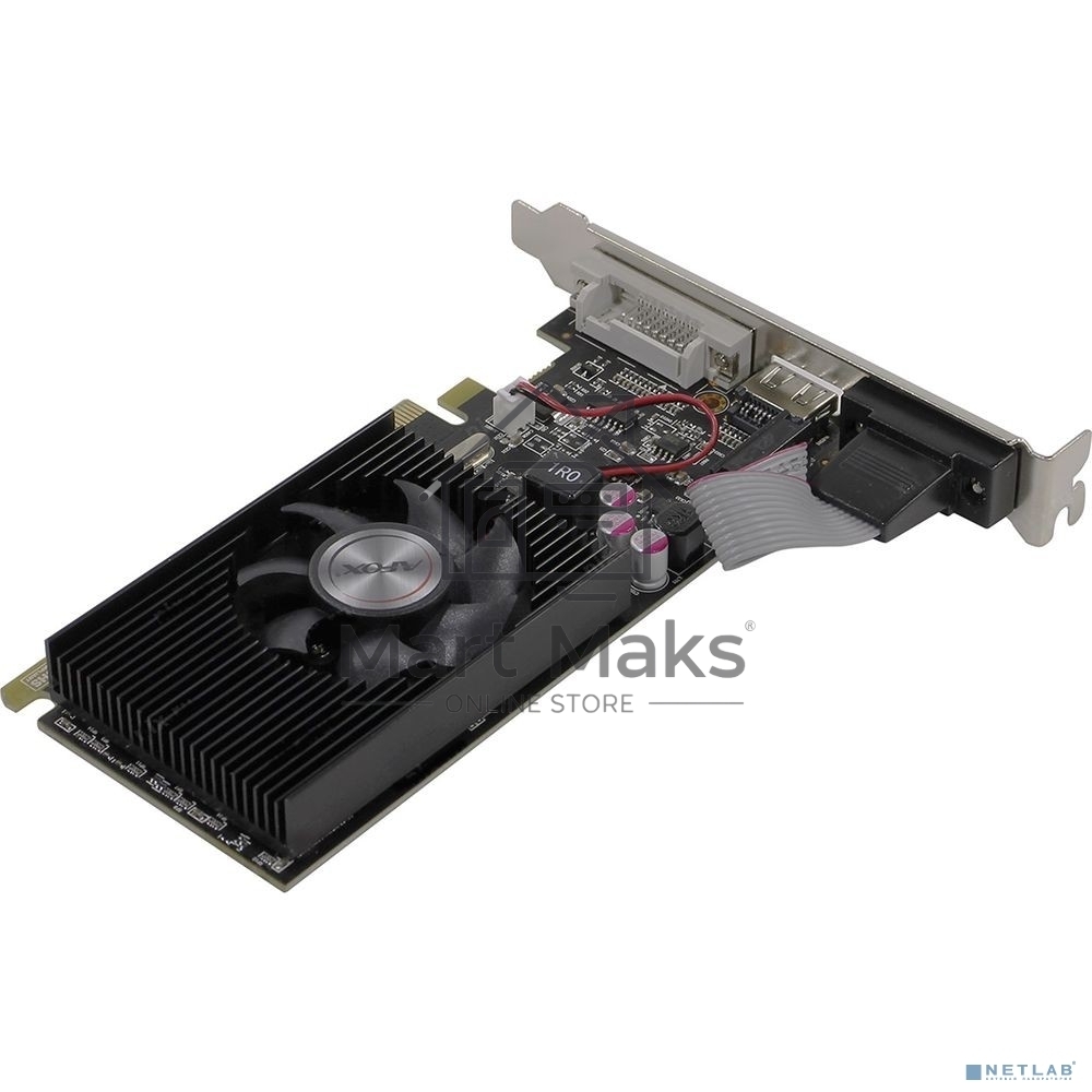 Видеокарта AFOX Radeon R5 220 2GB DDR3 64Bit DVI HDMI VGA LP Single Fan PCI-E 16x AFR5220-2048D3L5