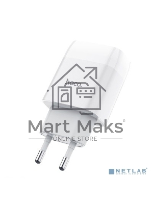 Сетевое ЗУ/ 1 USB/ HOCO HC-12899 C72A/ Выход: 10.5W/ белый