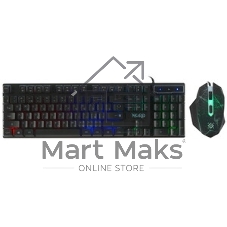 Комплект клавиатура+мышь Defender Nord GS-959 проводной, USB, 2400 DPI, чёрный